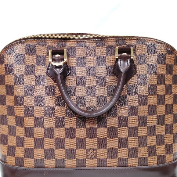 Louis Vuitton Alma Pm Damier Ebene Leather/Canvas Handbag - Picture 4 of 16